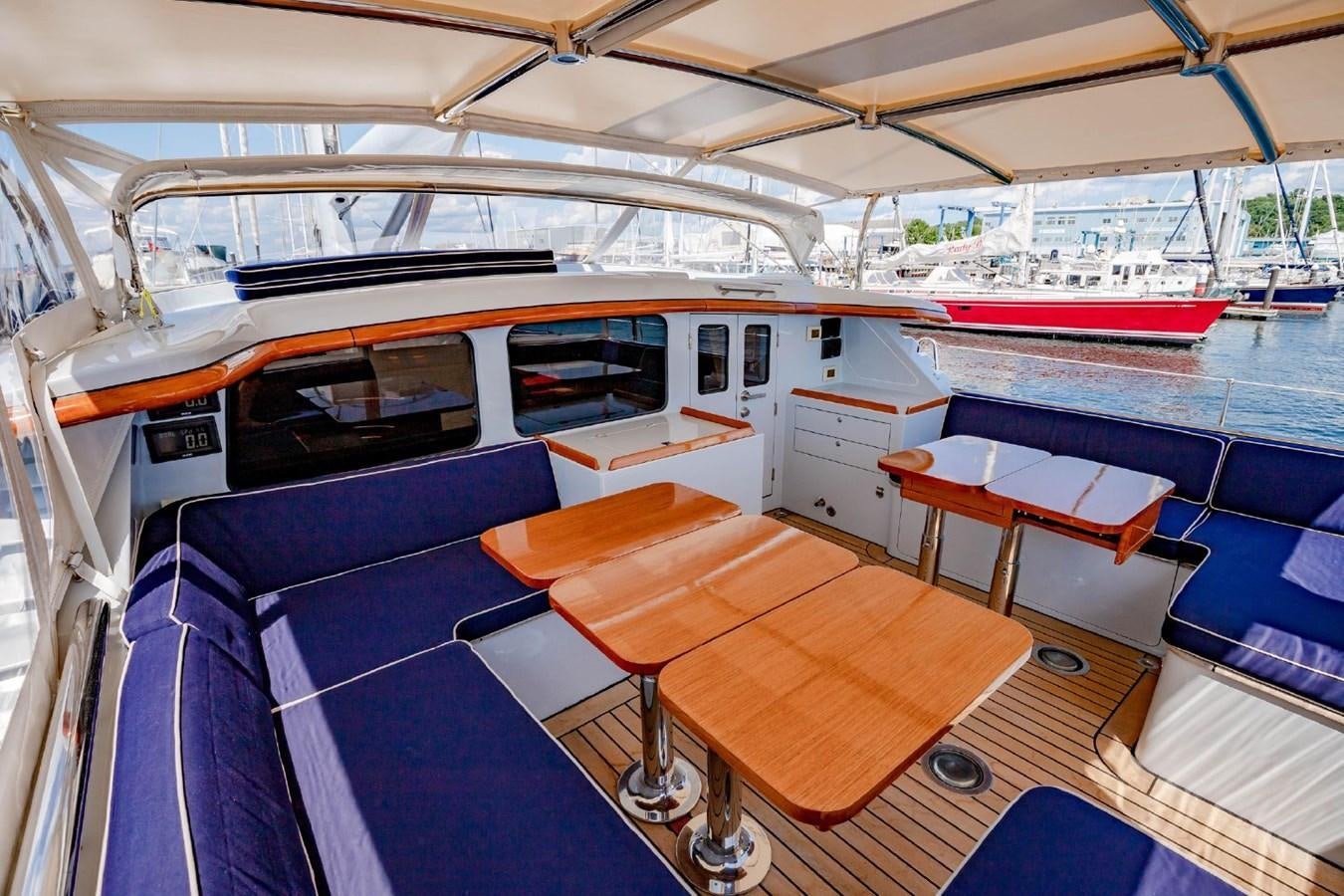 inside of a boat aboard CABOCHON Yacht for Sale