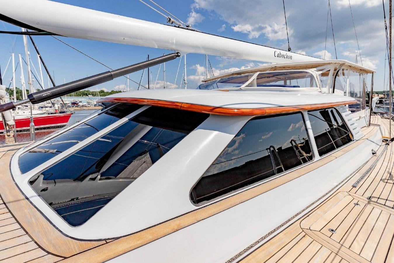 a boat on the water aboard CABOCHON Yacht for Sale