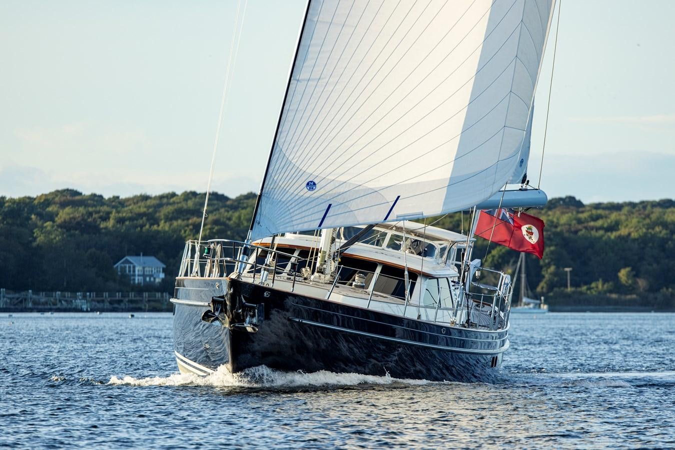 a boat on the water aboard CABOCHON Yacht for Sale