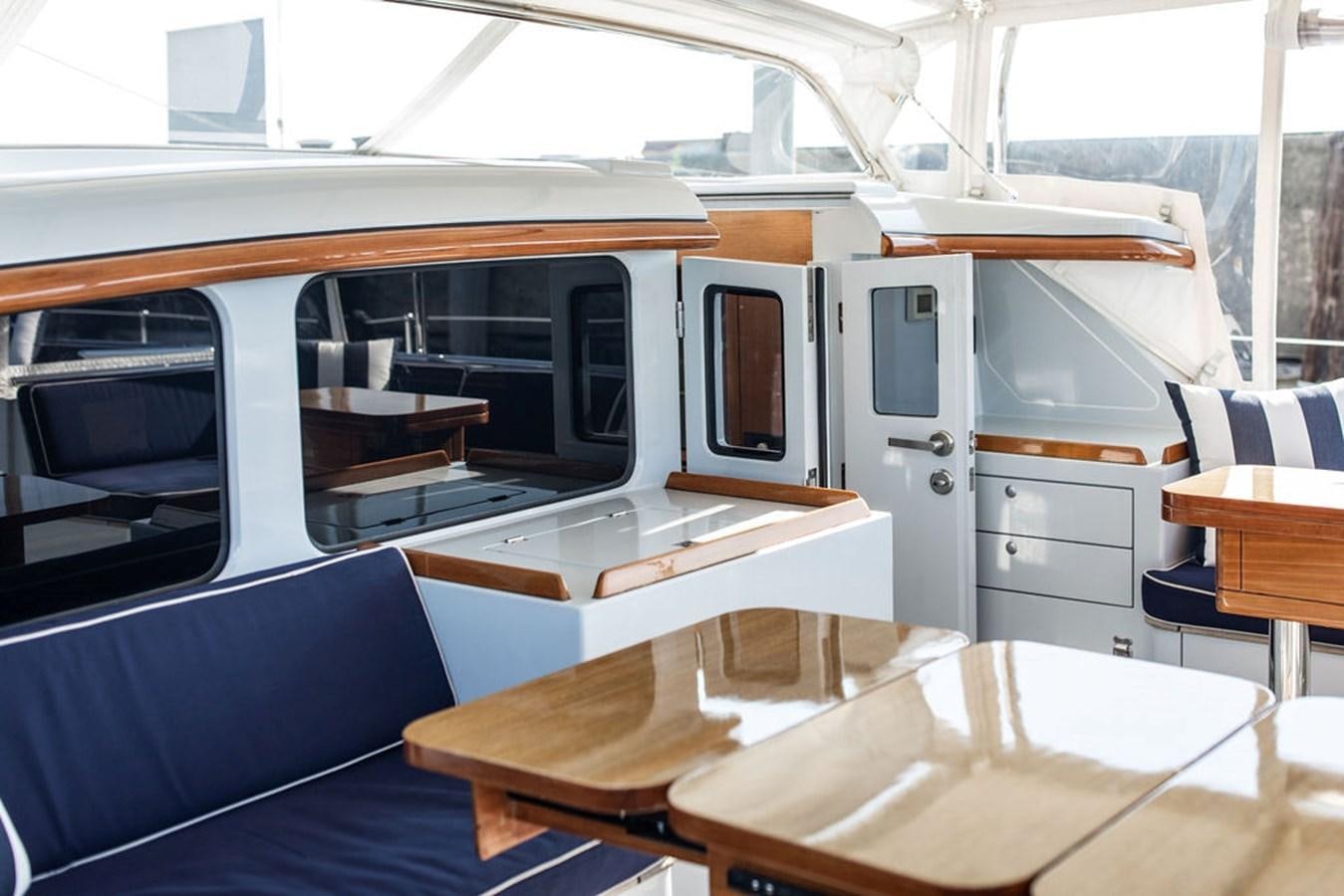 inside of a vehicle aboard CABOCHON Yacht for Sale