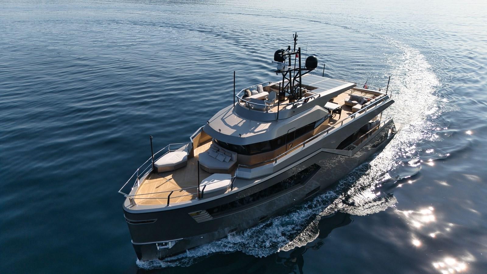 a boat on the water aboard ROCK X Yacht for Sale