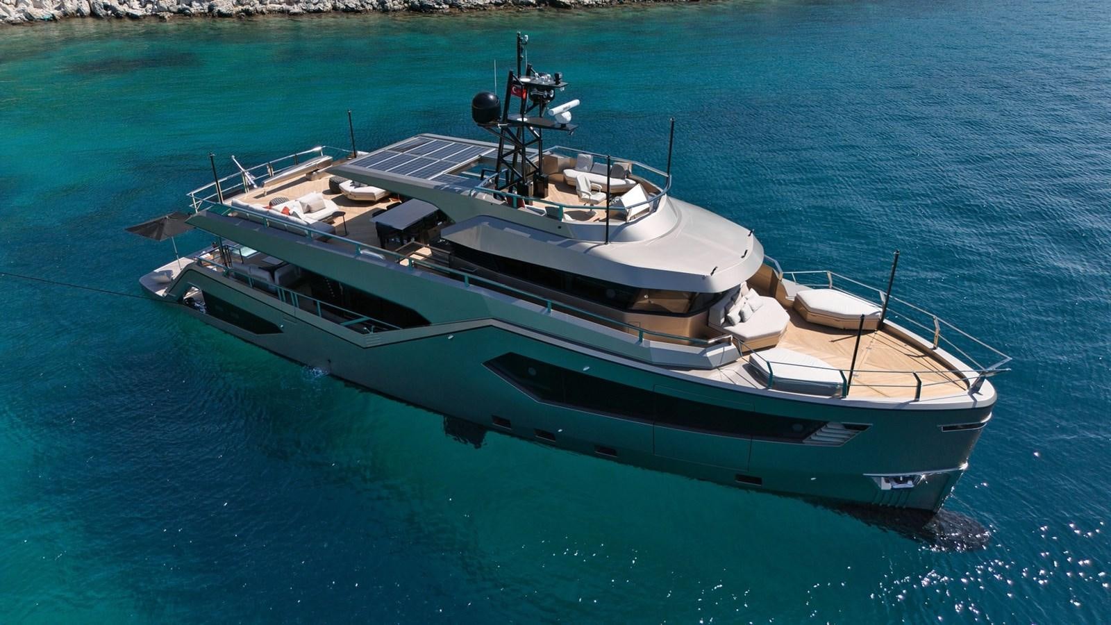 a boat on the water aboard ROCK X Yacht for Sale