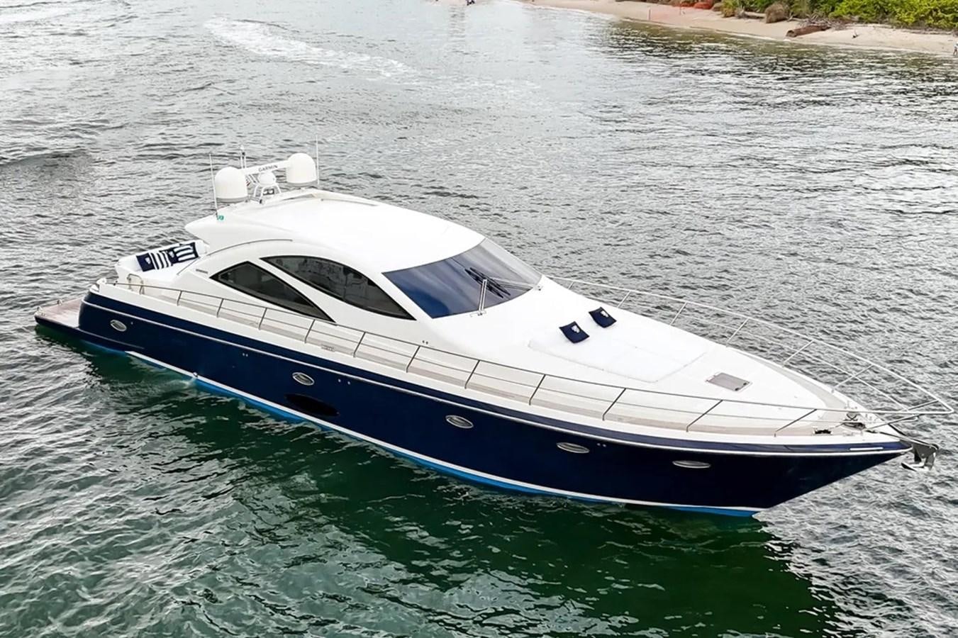 a boat in the water aboard BELLA VITA Yacht for Sale