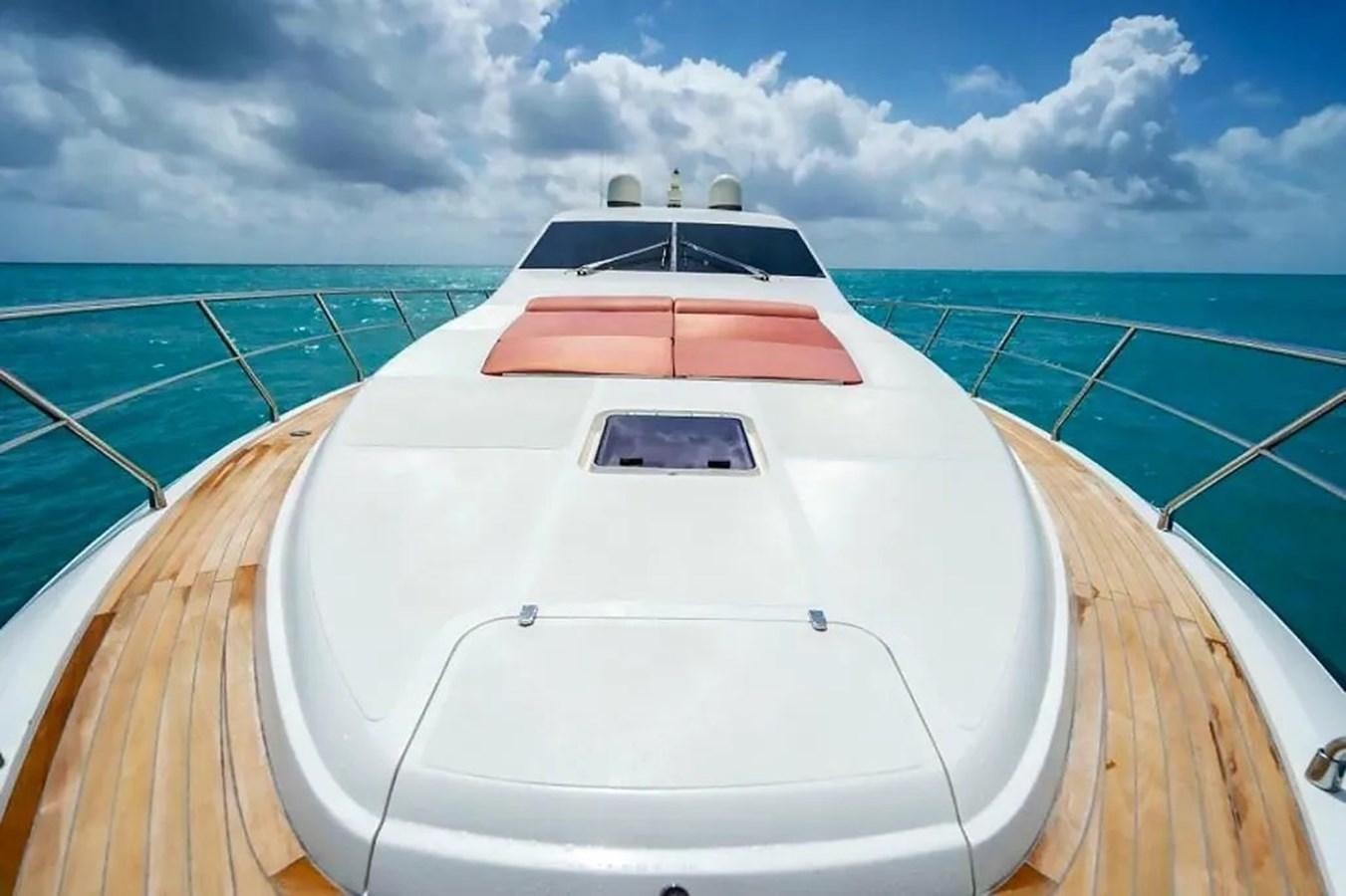 a boat on a body of water aboard BELLA VITA Yacht for Sale