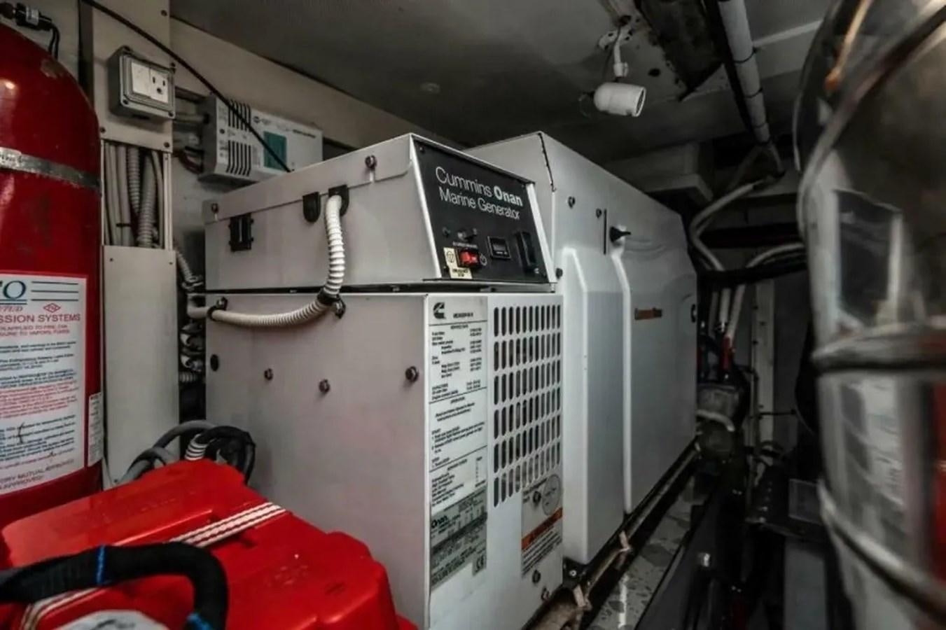 a machine with wires aboard BELLA VITA Yacht for Sale