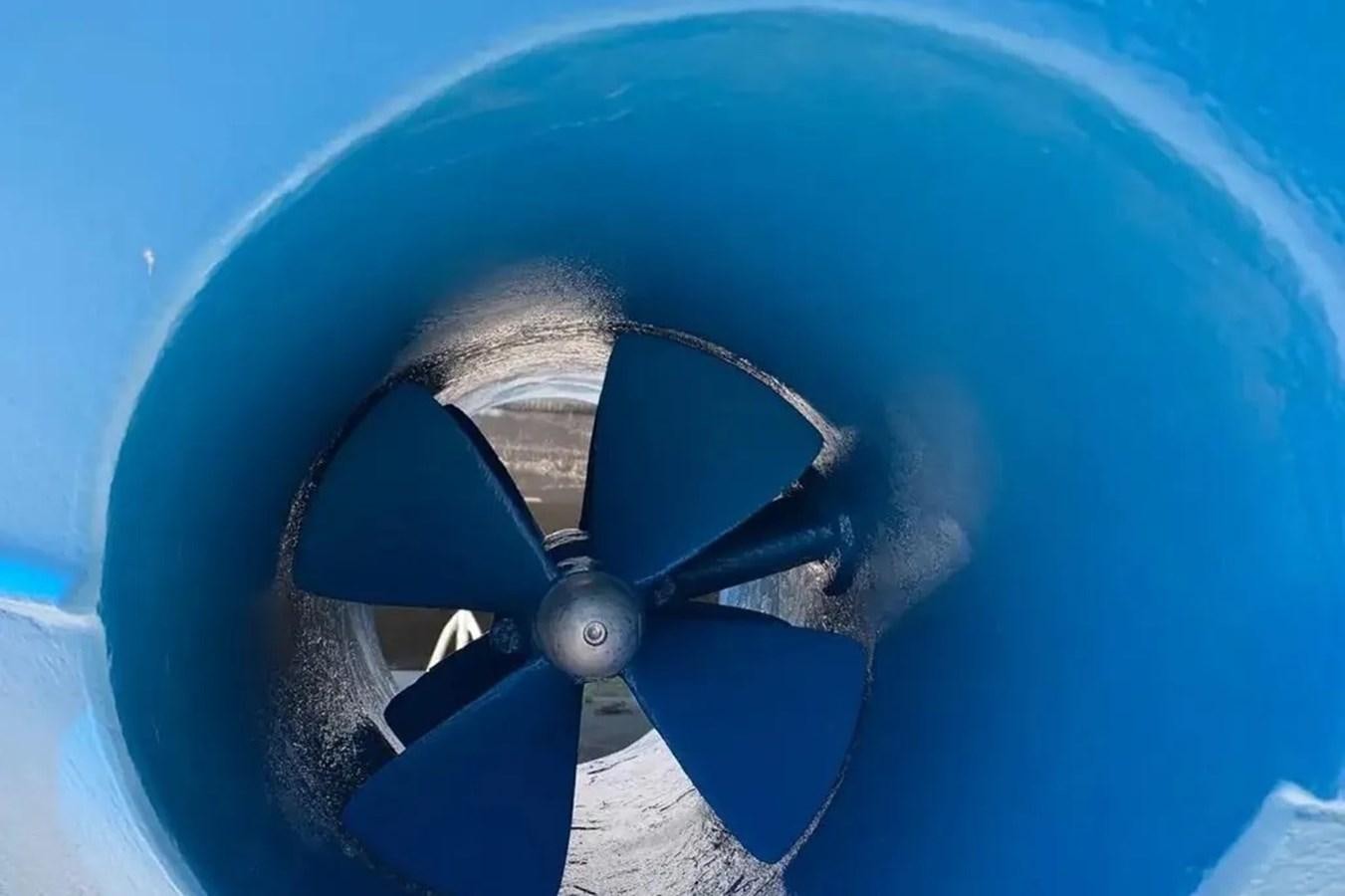 a scuba diver in a pool aboard BELLA VITA Yacht for Sale