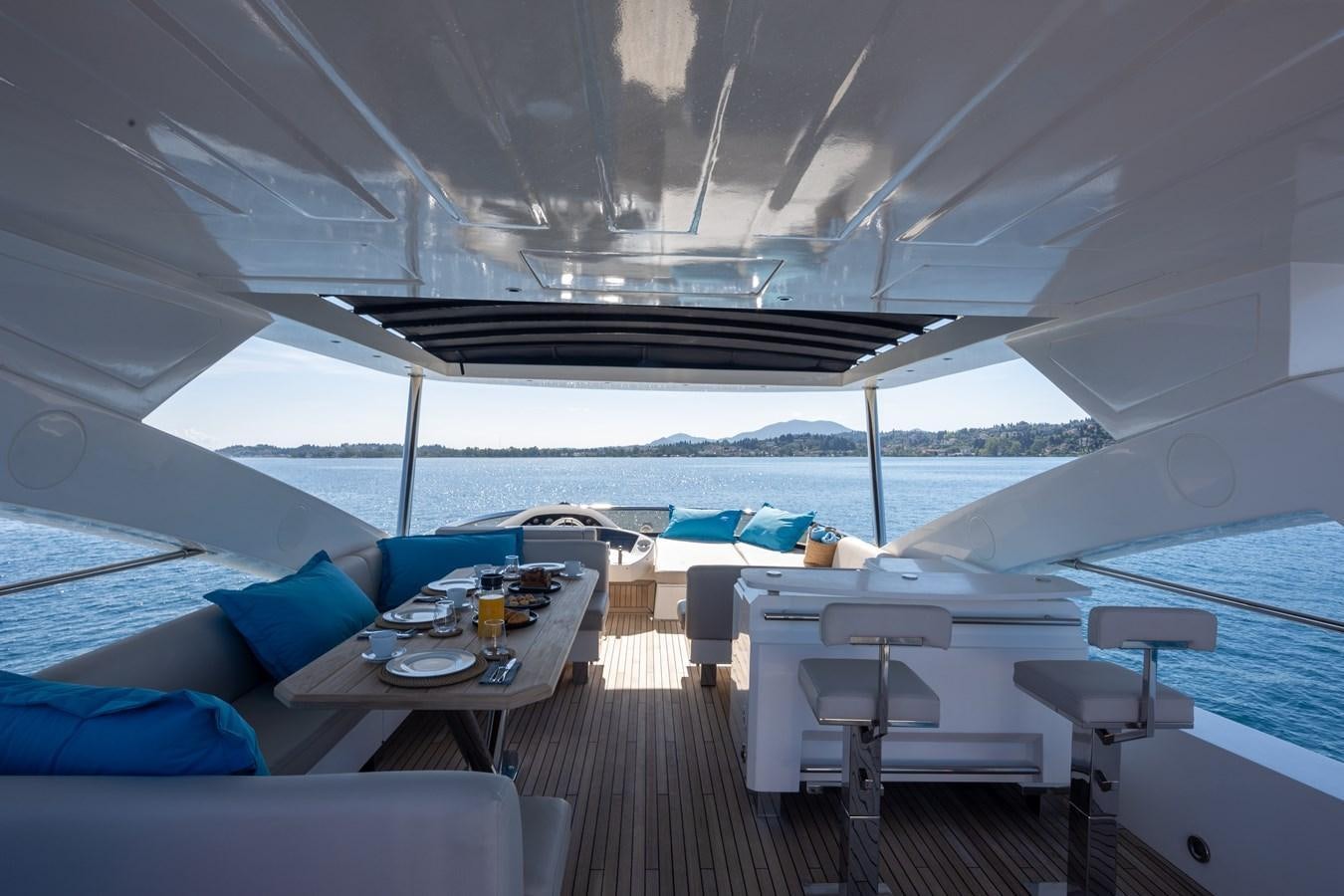 a boat on the water aboard SHINE R Yacht for Sale