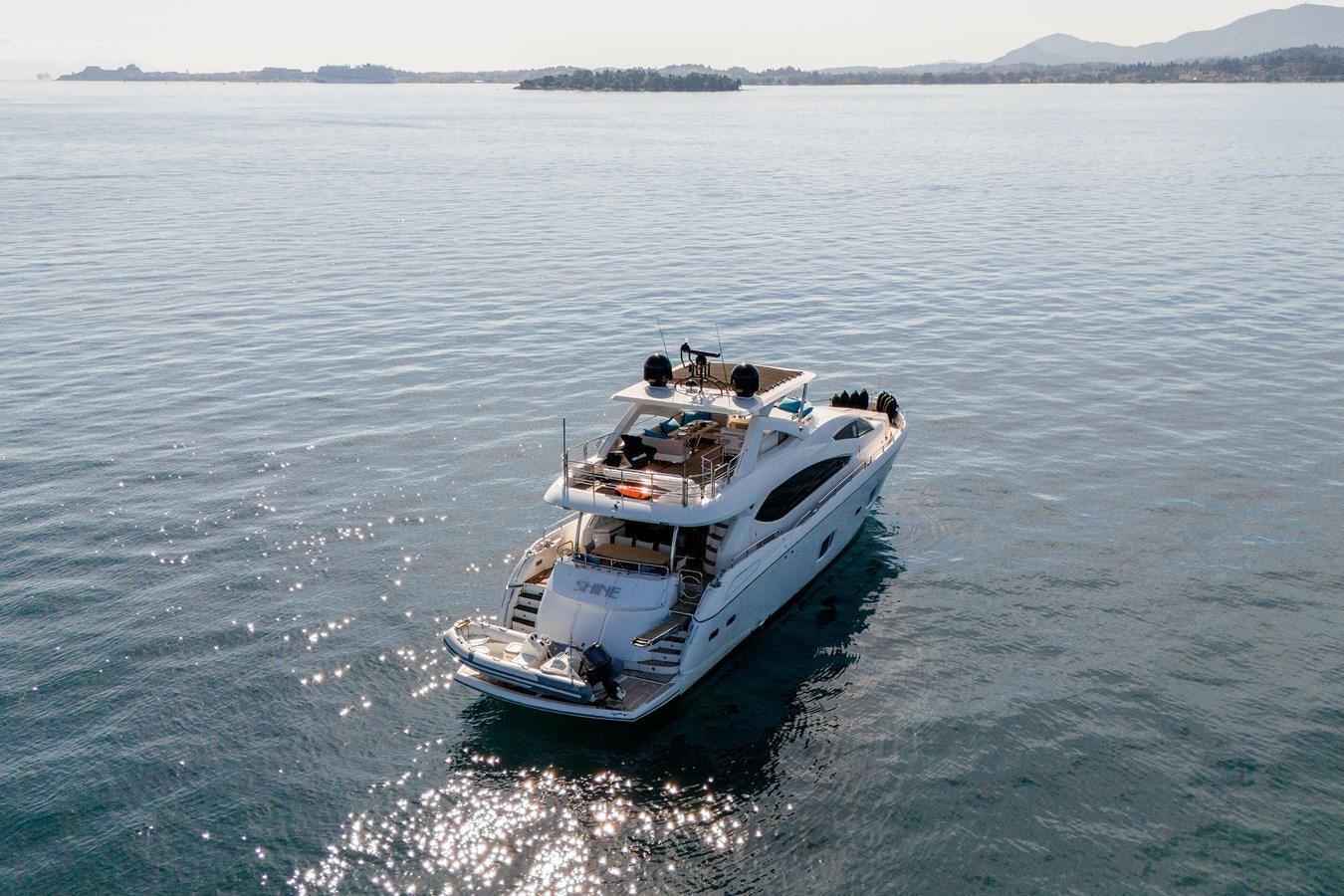 a boat in the water aboard SHINE R Yacht for Sale