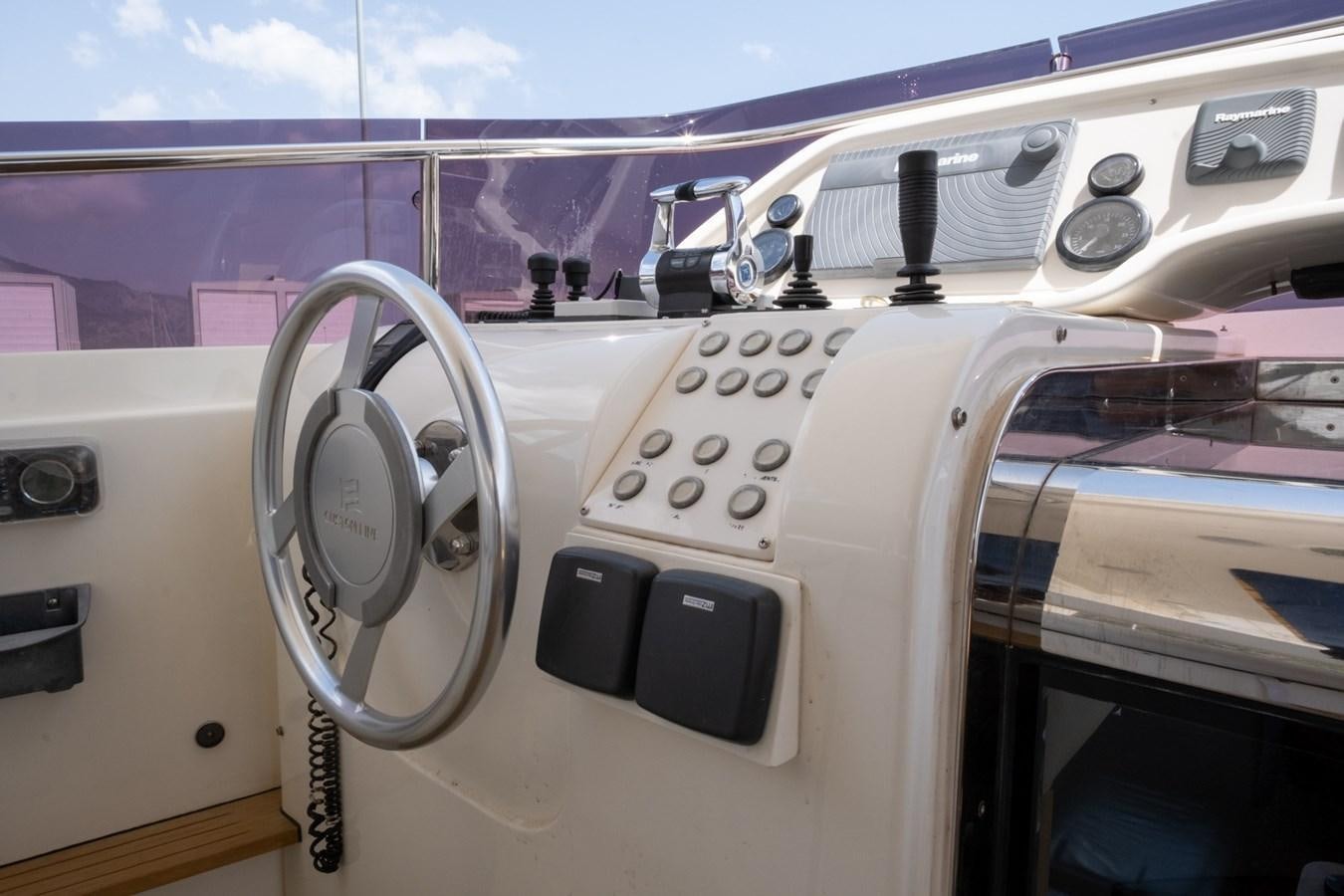 a close-up of a car aboard BLEU BLANC Yacht for Sale