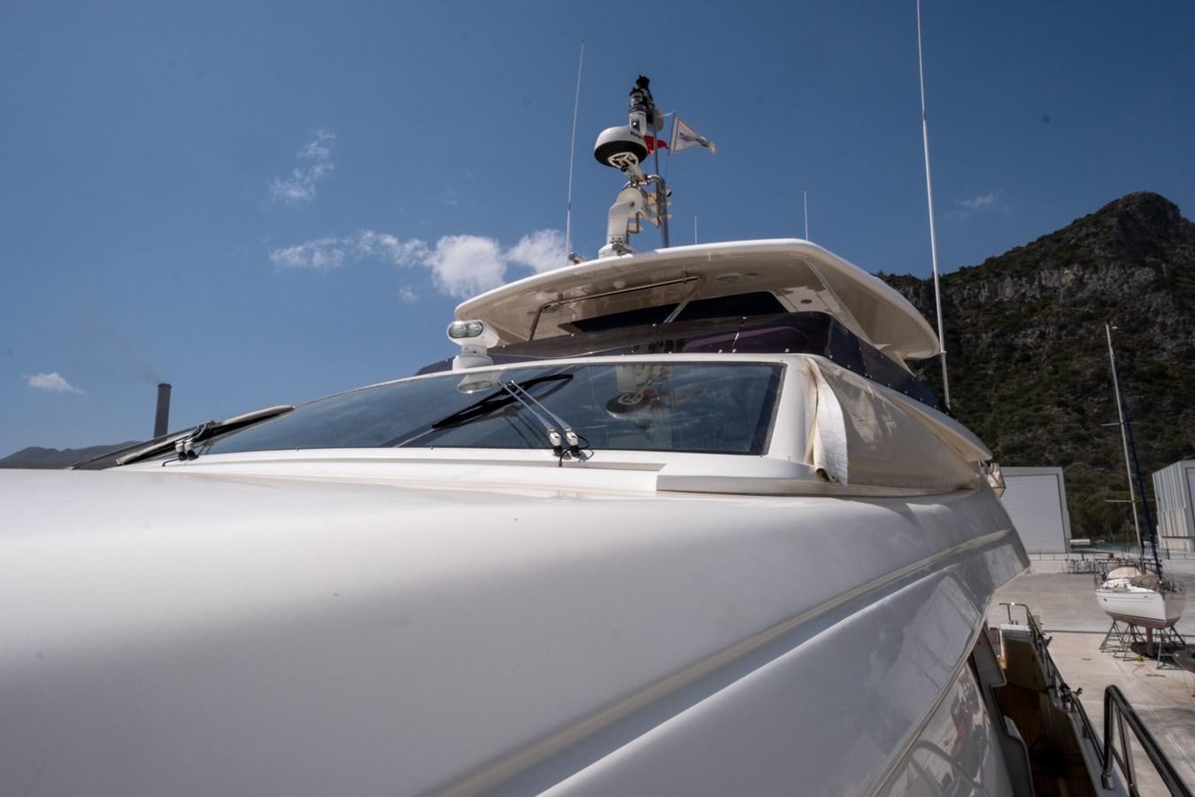 a person on a car aboard BLEU BLANC Yacht for Sale