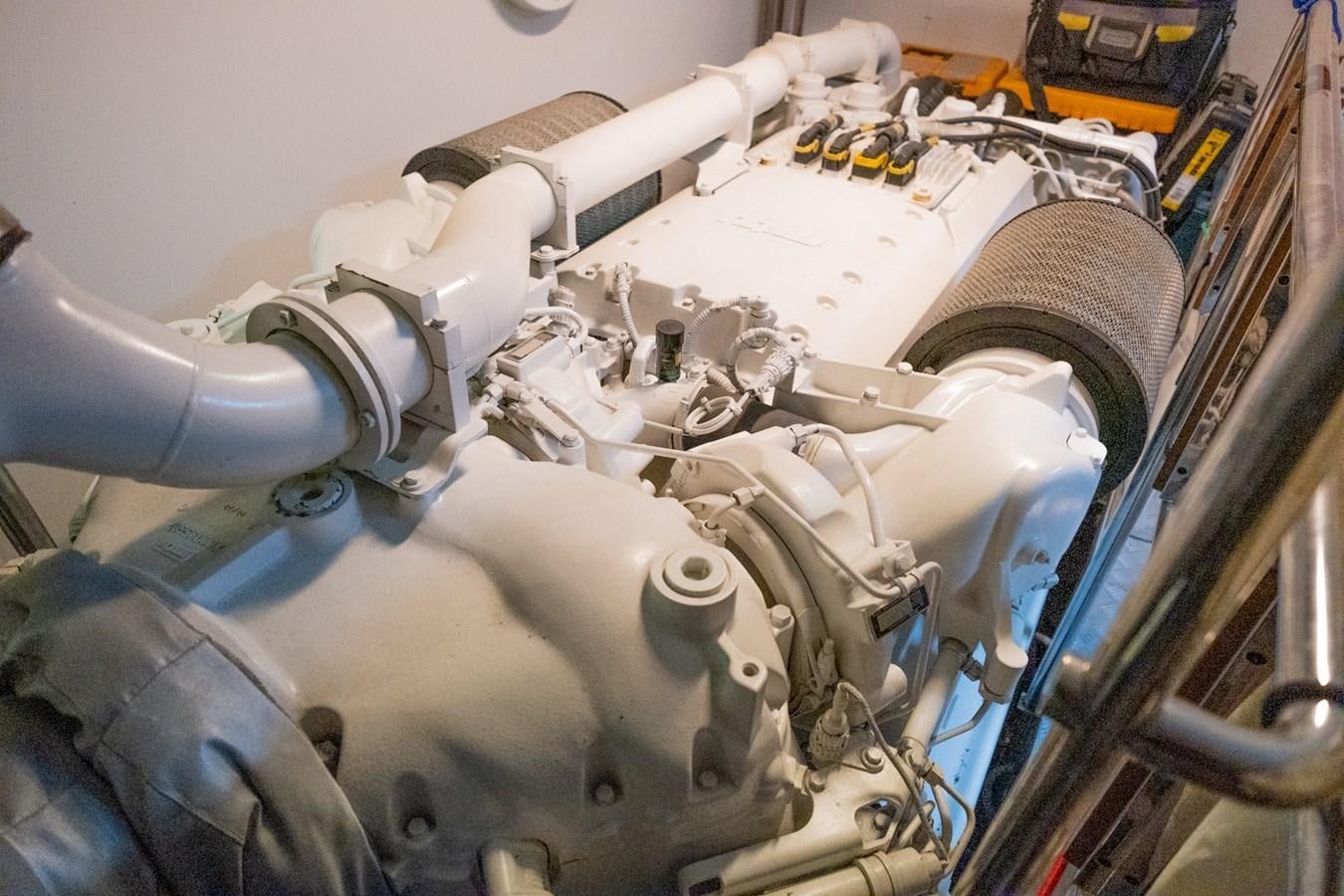 a close-up of a machine aboard BLEU BLANC Yacht for Sale