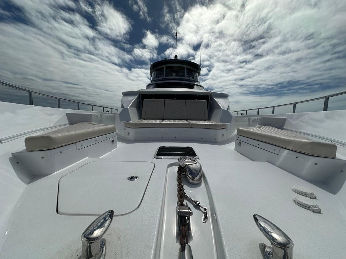 a view of the top of a space ship aboard WATER RODEO Yacht for Sale