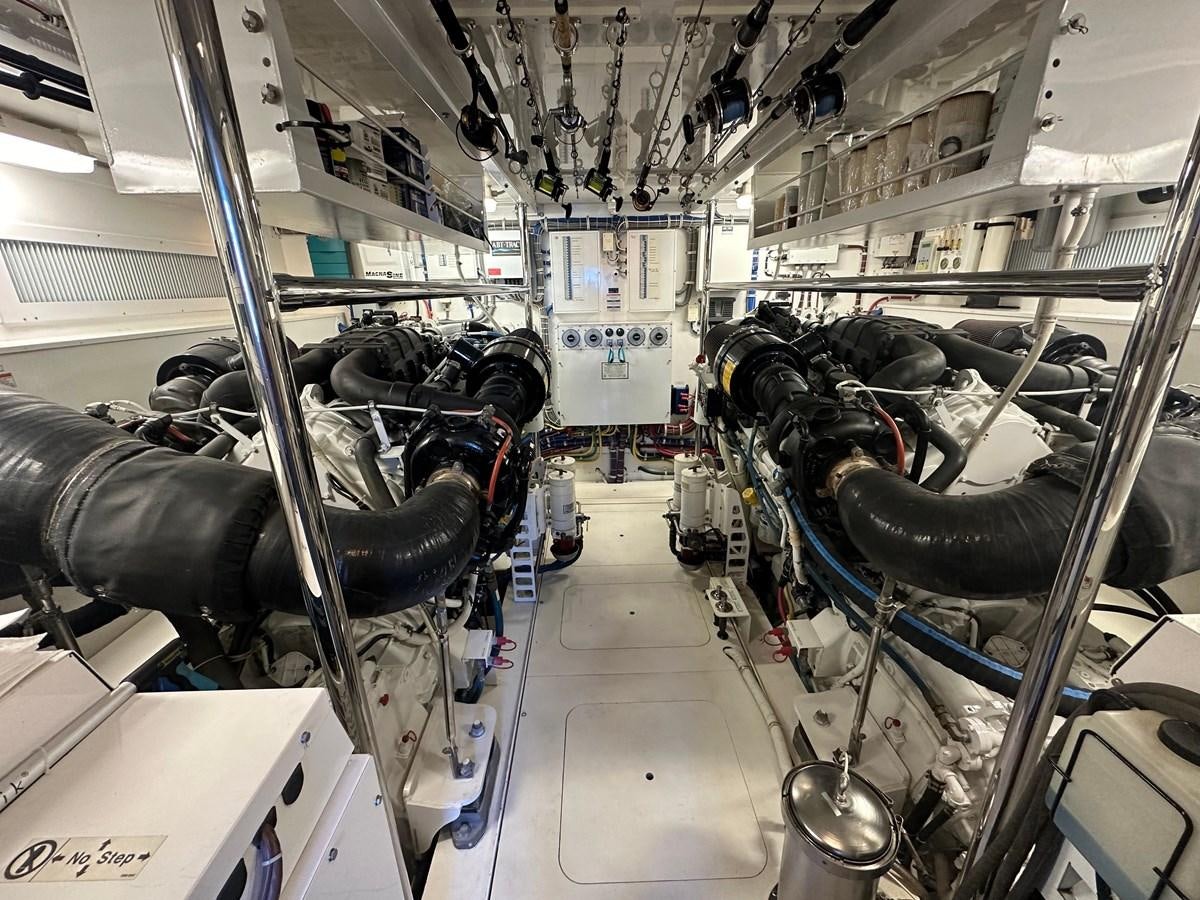 a room with machinery aboard WATER RODEO Yacht for Sale