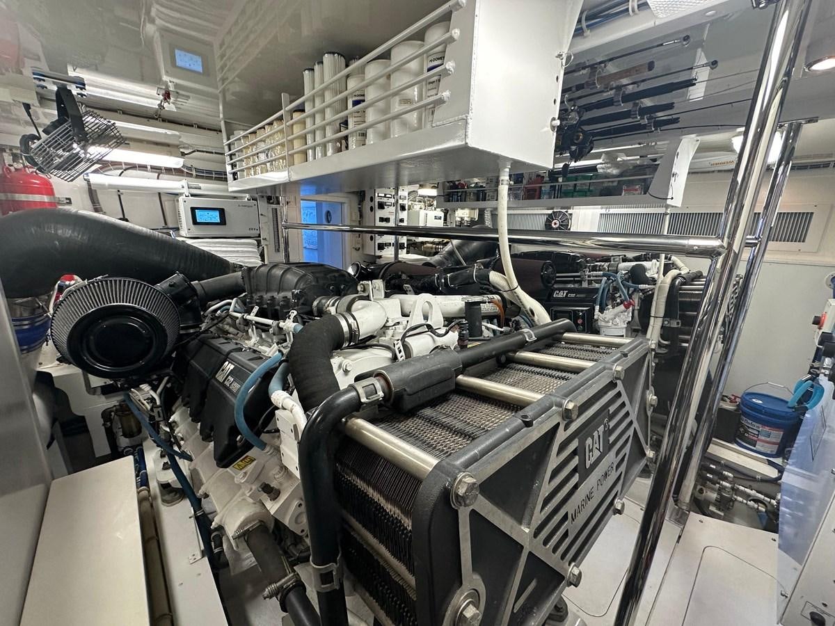 a room full of machinery aboard WATER RODEO Yacht for Sale