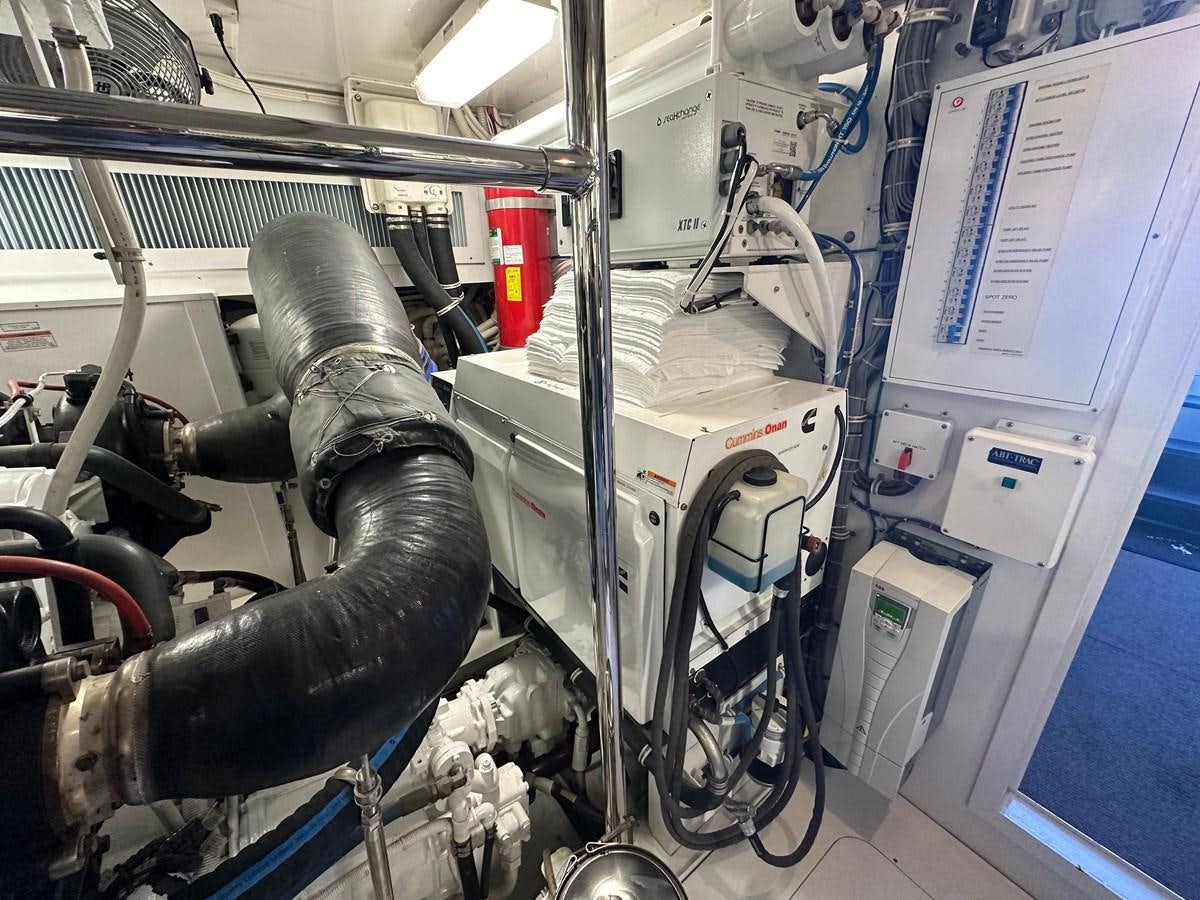 a machine with wires aboard WATER RODEO Yacht for Sale