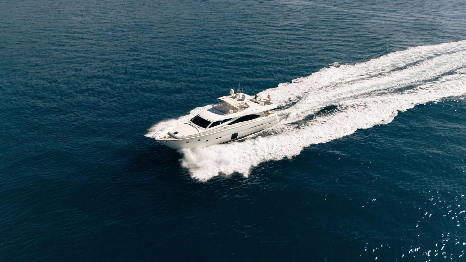 a boat on the water aboard LADY HELENA Yacht for Sale