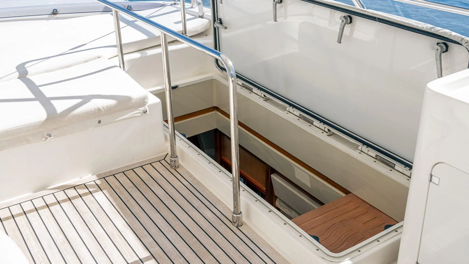 a boat on the water aboard LADY HELENA Yacht for Sale