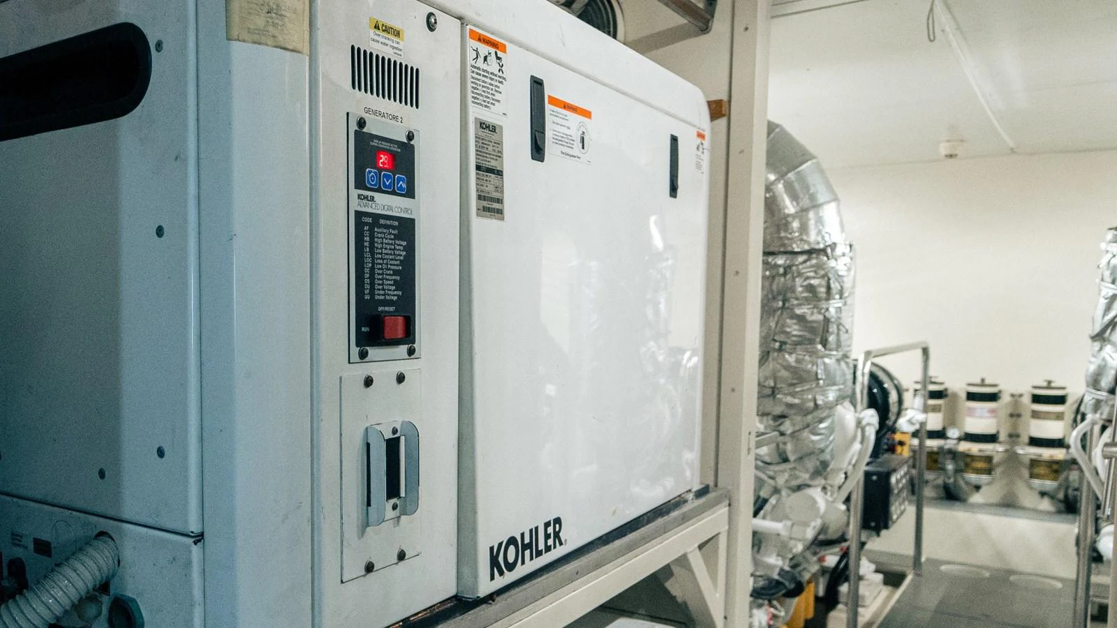a machine with a screen aboard LADY HELENA Yacht for Sale