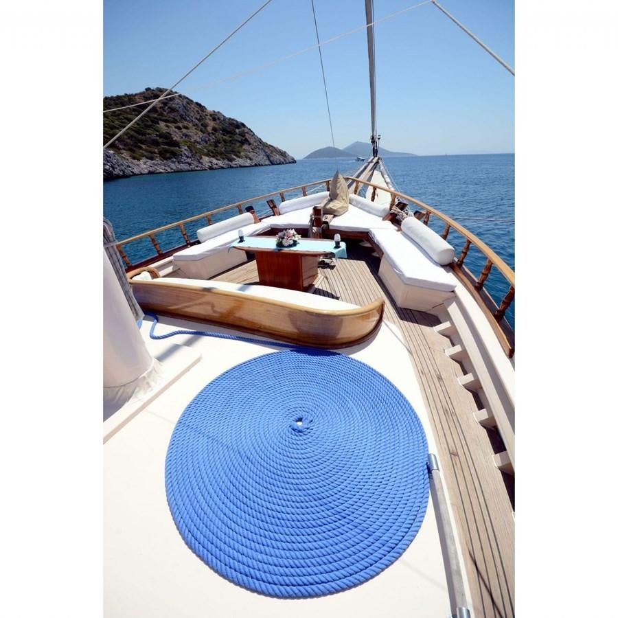 a boat on the water aboard NEMESIS Yacht for Sale