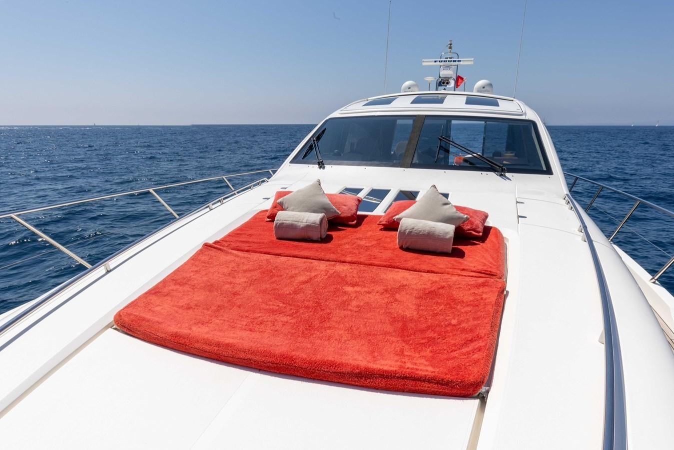 a boat on the water aboard PRINCESS V70 Yacht for Sale