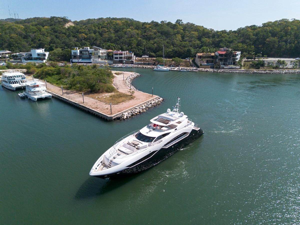 a boat on the water aboard M5 Yacht for Sale