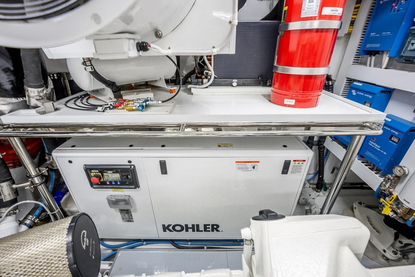 close-up of a machine aboard JUST A VACATION Yacht for Sale
