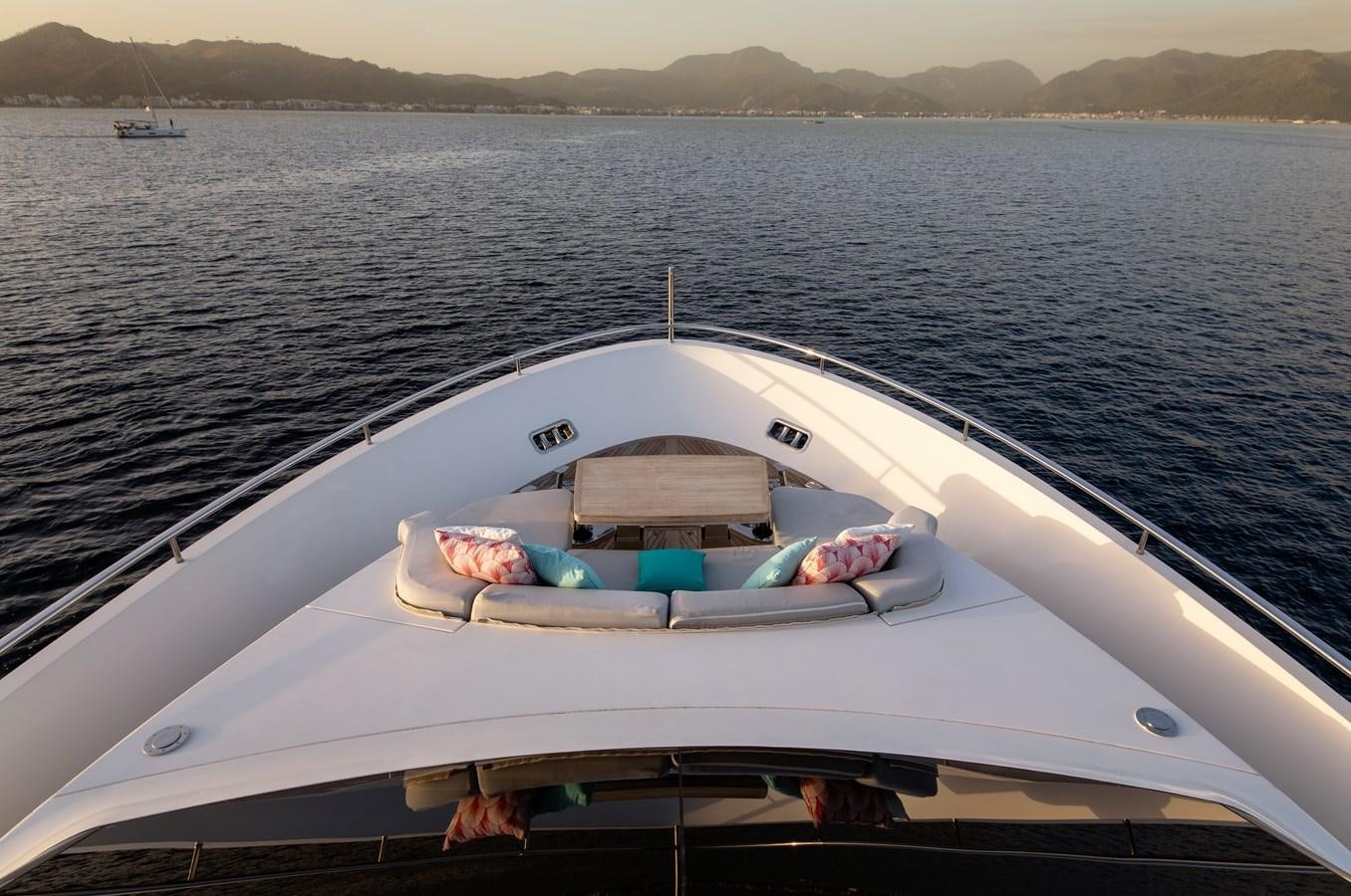a boat on the water aboard CYBELE Yacht for Sale