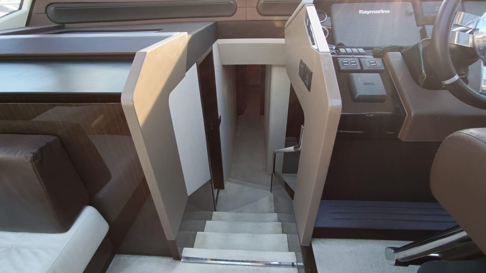 a row of seats in a bus aboard BELLA MIA Yacht for Sale