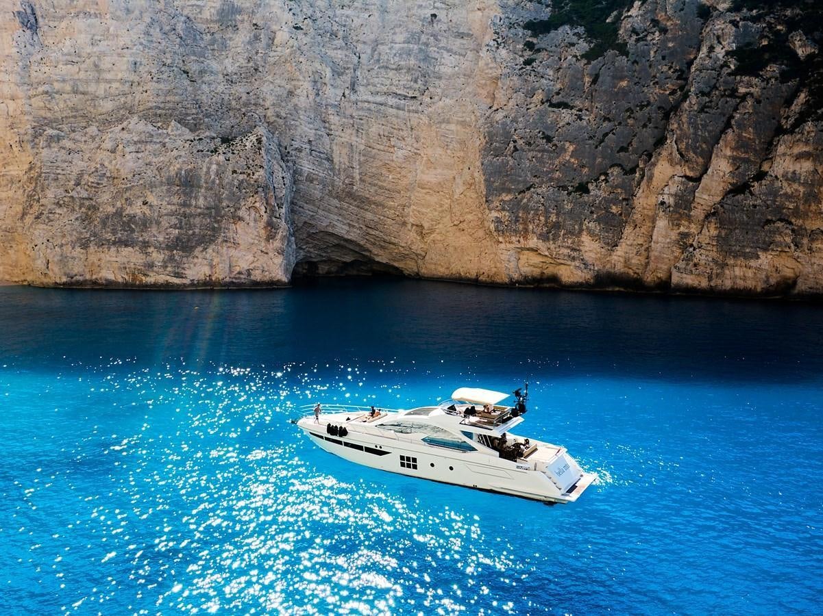 a boat in the water aboard BELLA MIA Yacht for Sale