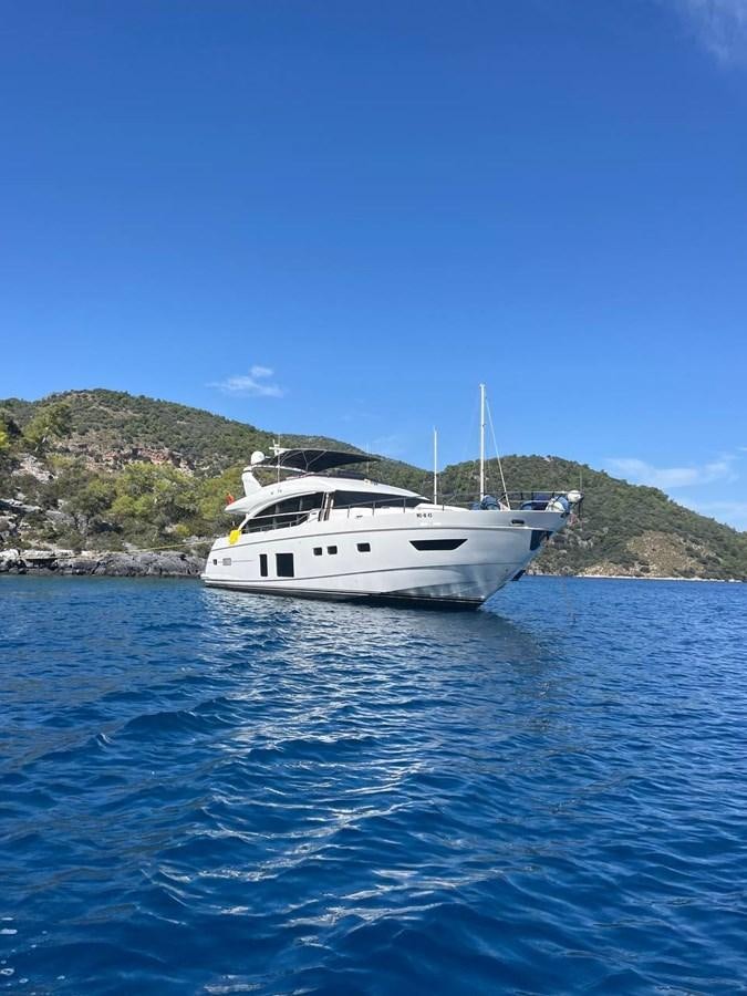 a boat in the water aboard MS FELICE Yacht for Sale