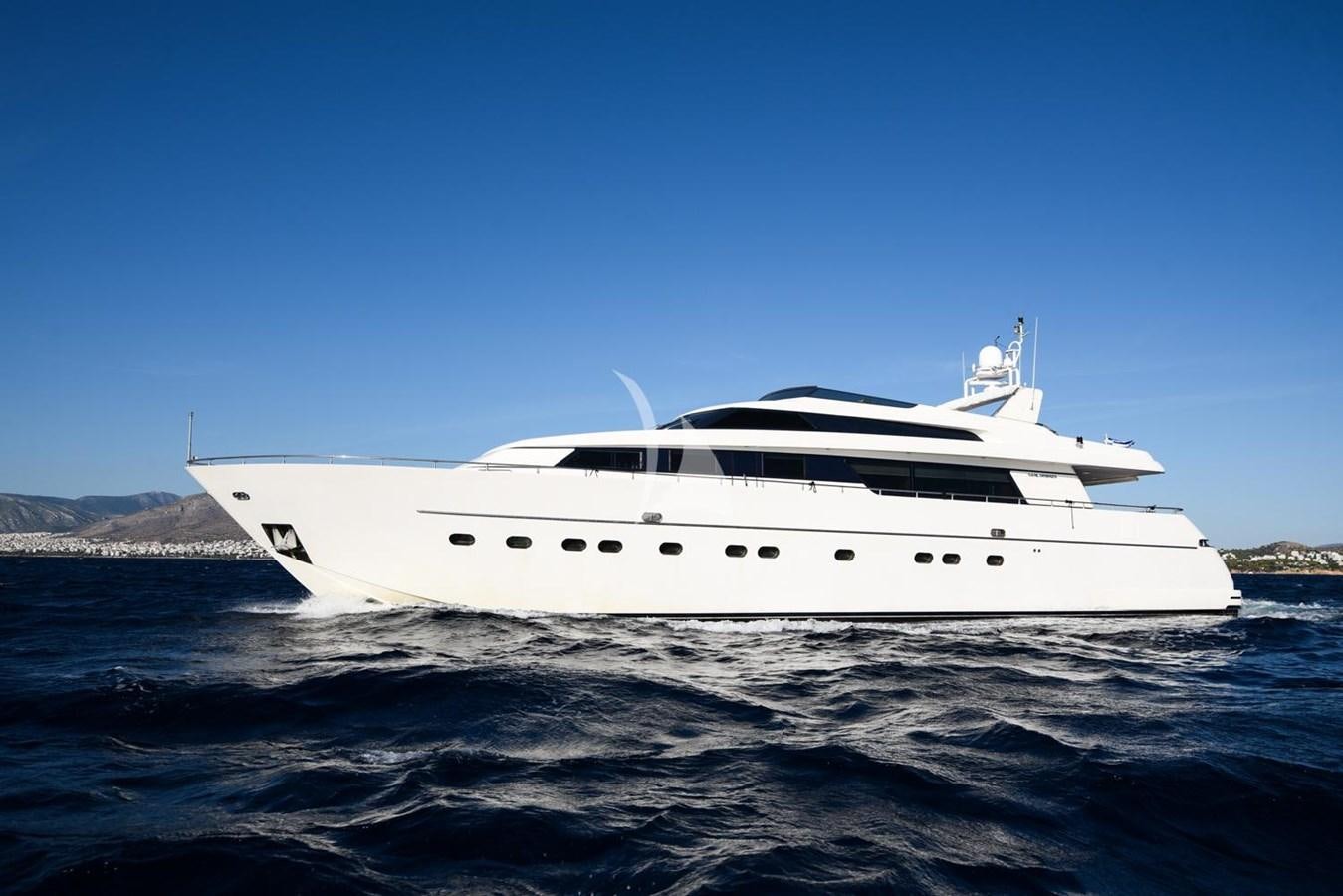 a white yacht on the water aboard SL88 Yacht for Sale