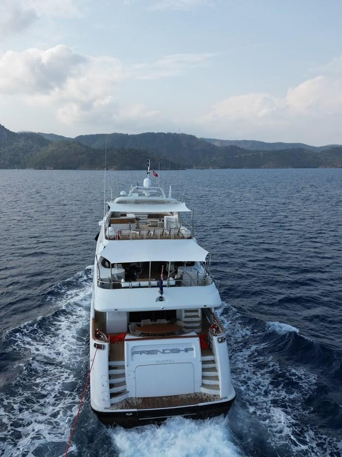 a boat on the water aboard FRIENDSHIP Yacht for Sale