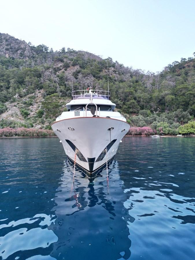 a boat on the water aboard FRIENDSHIP Yacht for Sale