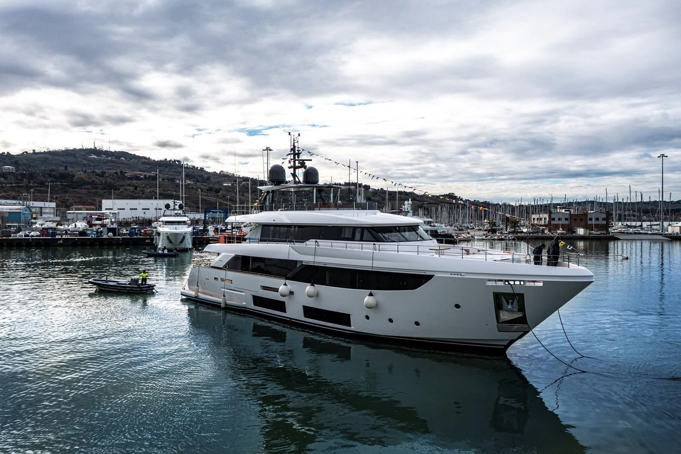 a boat in the water aboard HAIAMI I Yacht for Sale