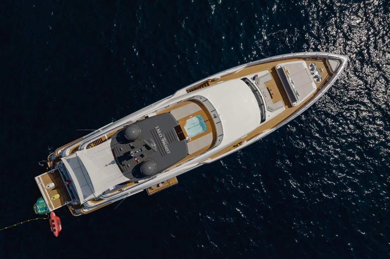 a space ship in space aboard HAIAMI I Yacht for Sale
