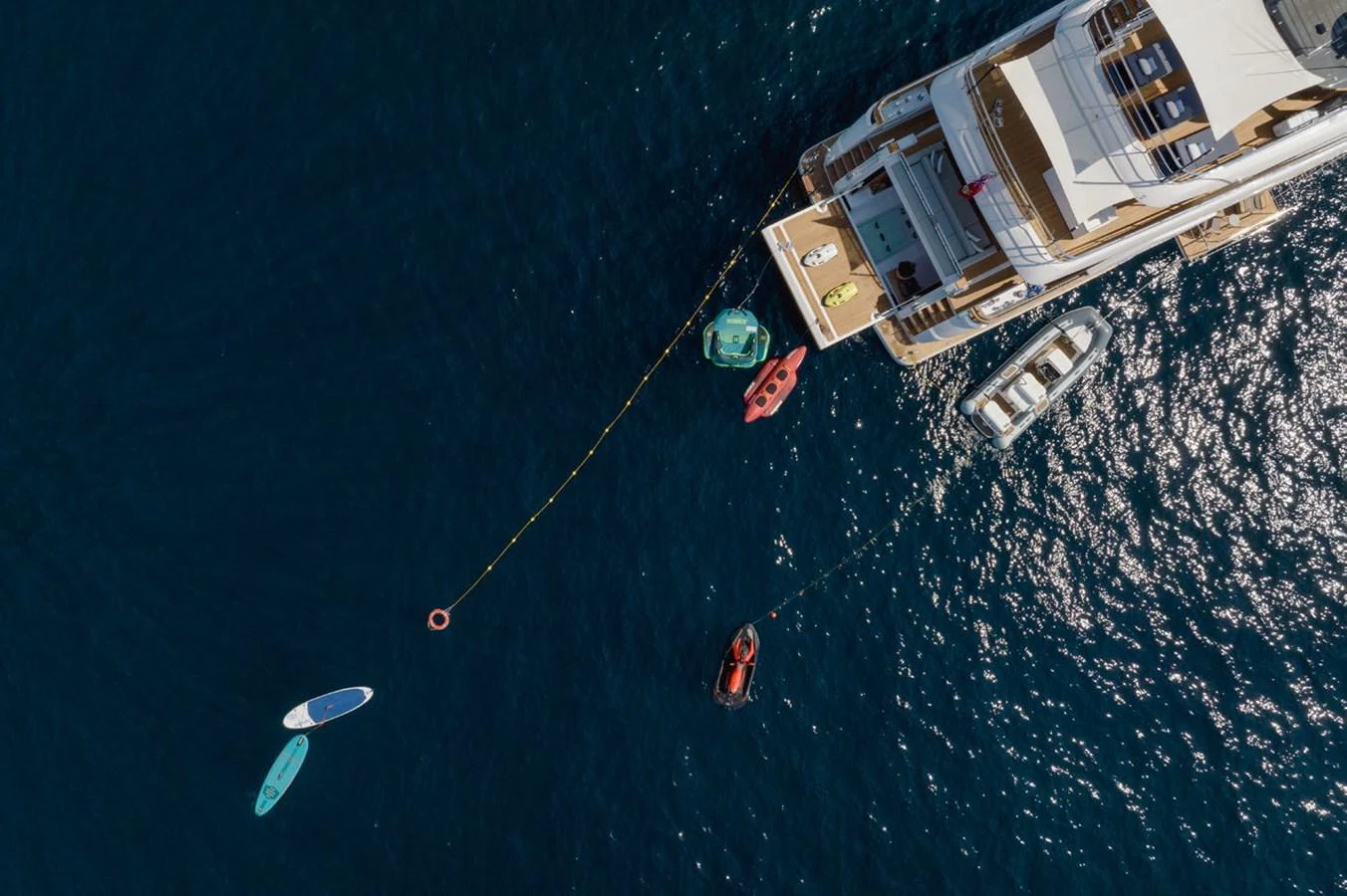 a group of people on a boat aboard HAIAMI I Yacht for Sale