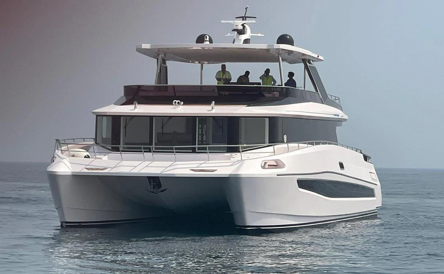 a boat in the water aboard XCEL 70 Yacht for Sale