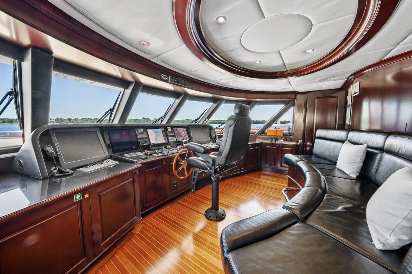 inside of a vehicle aboard NICOLE EVELYN Yacht for Sale