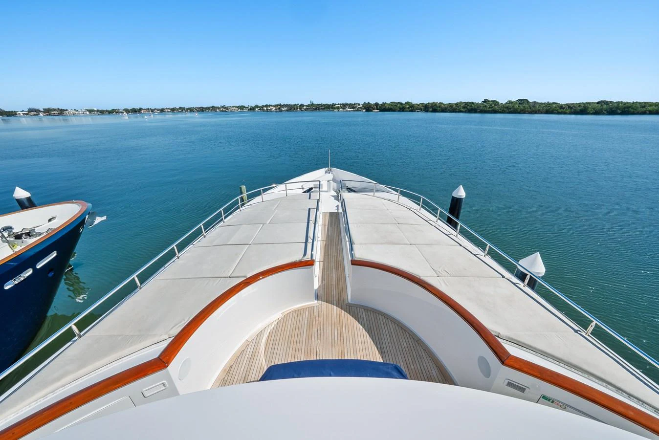a boat on the water aboard NICOLE EVELYN Yacht for Sale