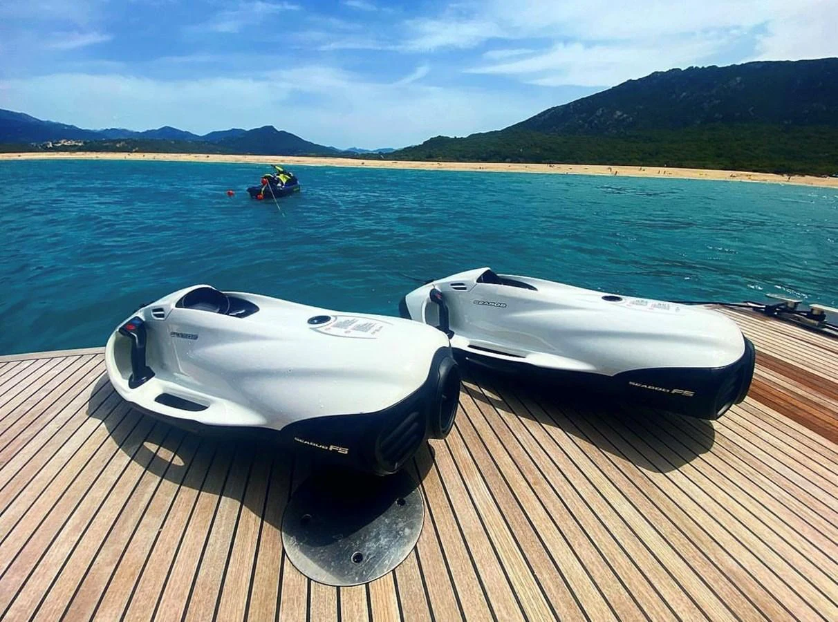 a boat on a lake aboard LADY AMANDA Yacht for Sale