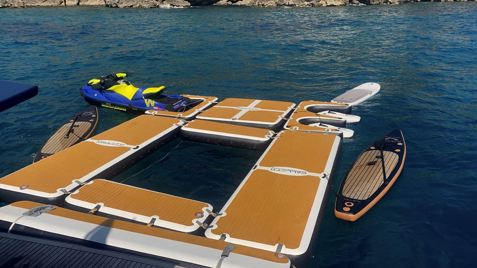 a group of boats on the water aboard LADY AMANDA Yacht for Sale