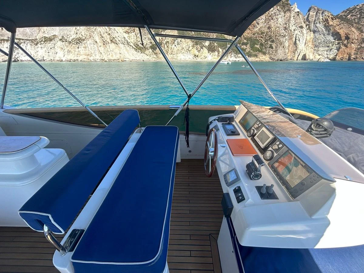 a boat on the water aboard LADY AMANDA Yacht for Sale