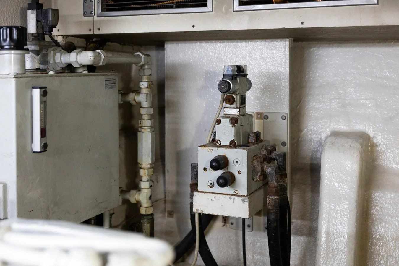 A close-up view of the yacht's technical equipment and machinery. aboard PUMABAY Yacht for Sale