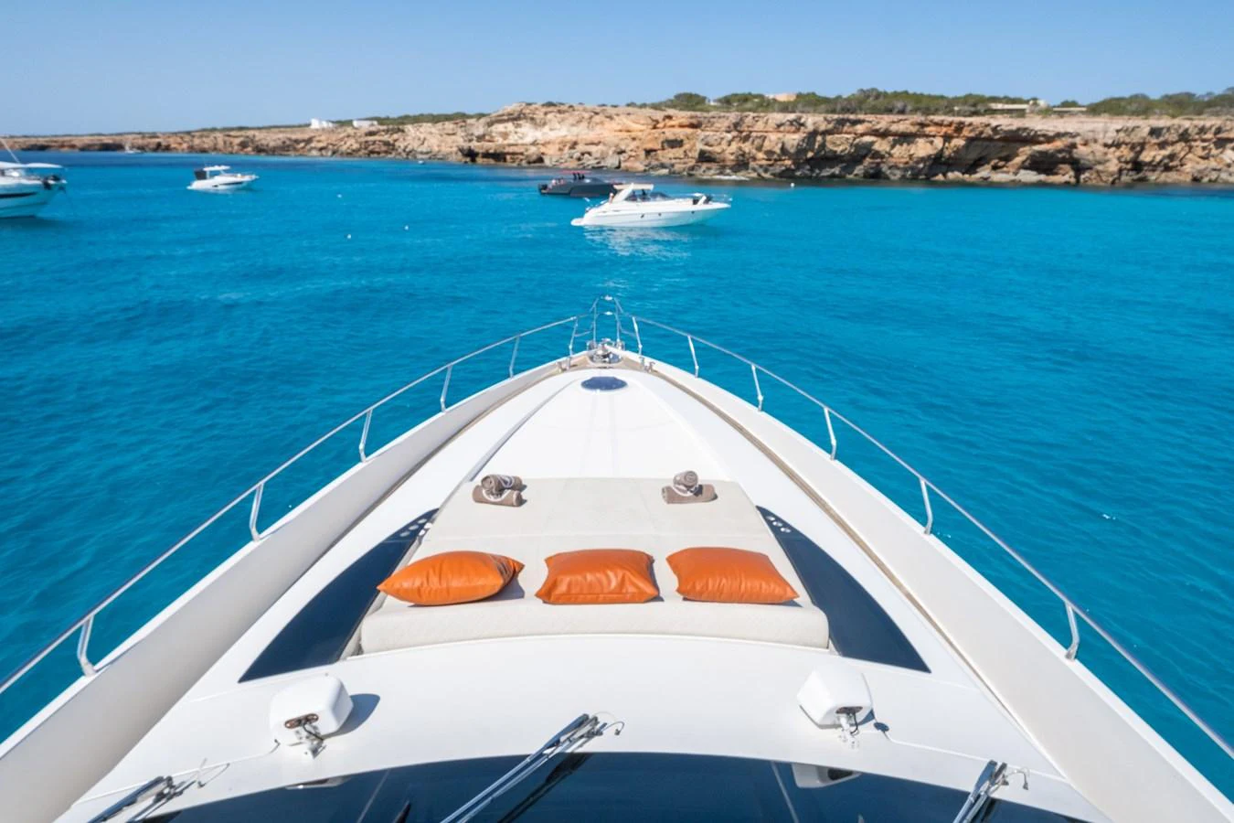 a boat on the water aboard CANADOS 90 #4 Yacht for Sale