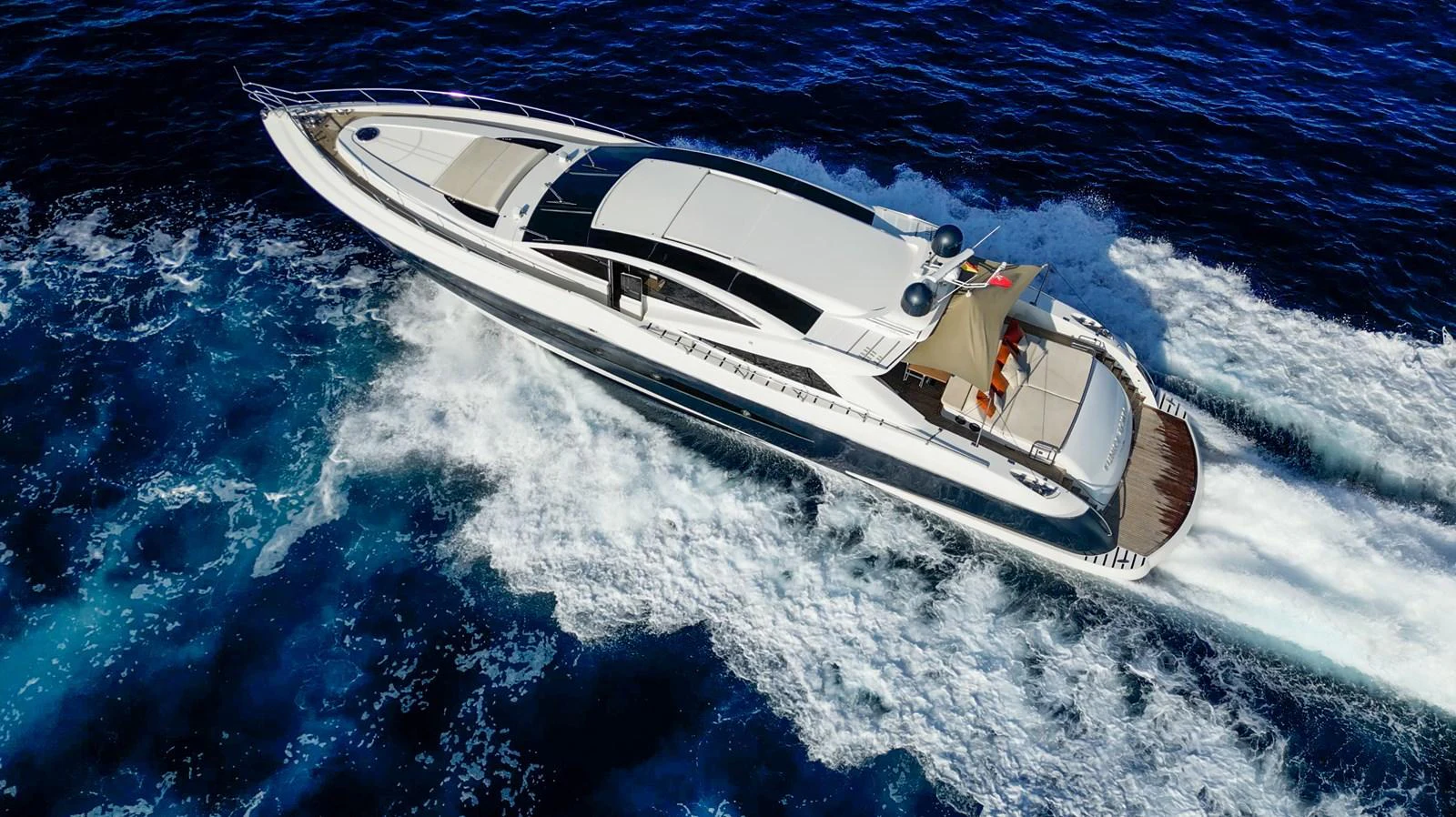 a space shuttle on a planet aboard CANADOS 90 #4 Yacht for Sale