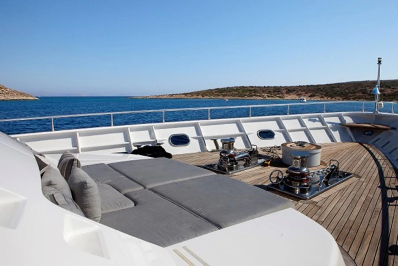 a boat on the water aboard MILOS AT SEA Yacht for Sale