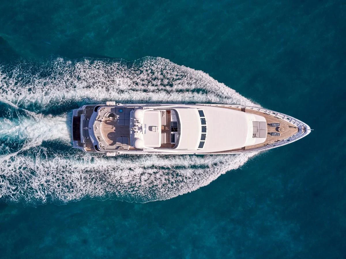 a ship in the water aboard MILOS AT SEA Yacht for Sale