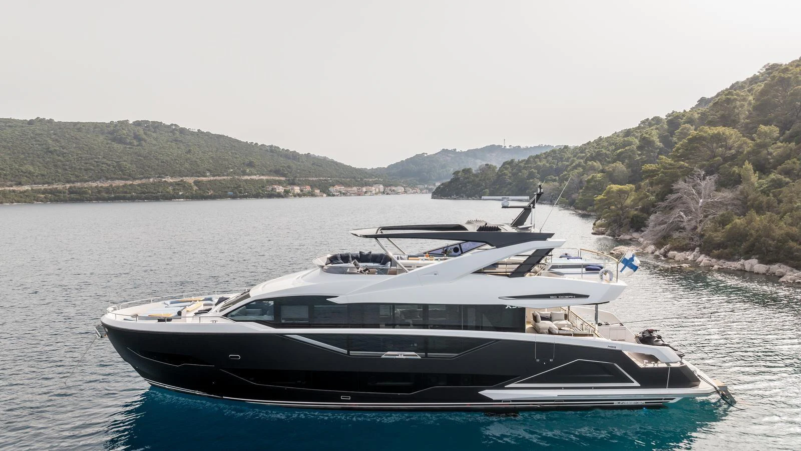 a boat on the water aboard EXIT Yacht for Sale