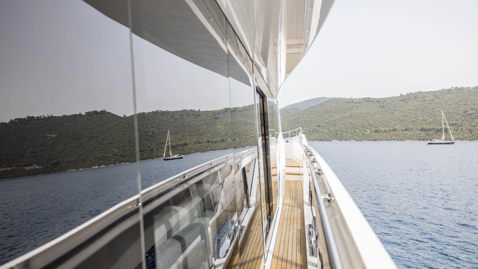 a boat on the water aboard EXIT Yacht for Sale
