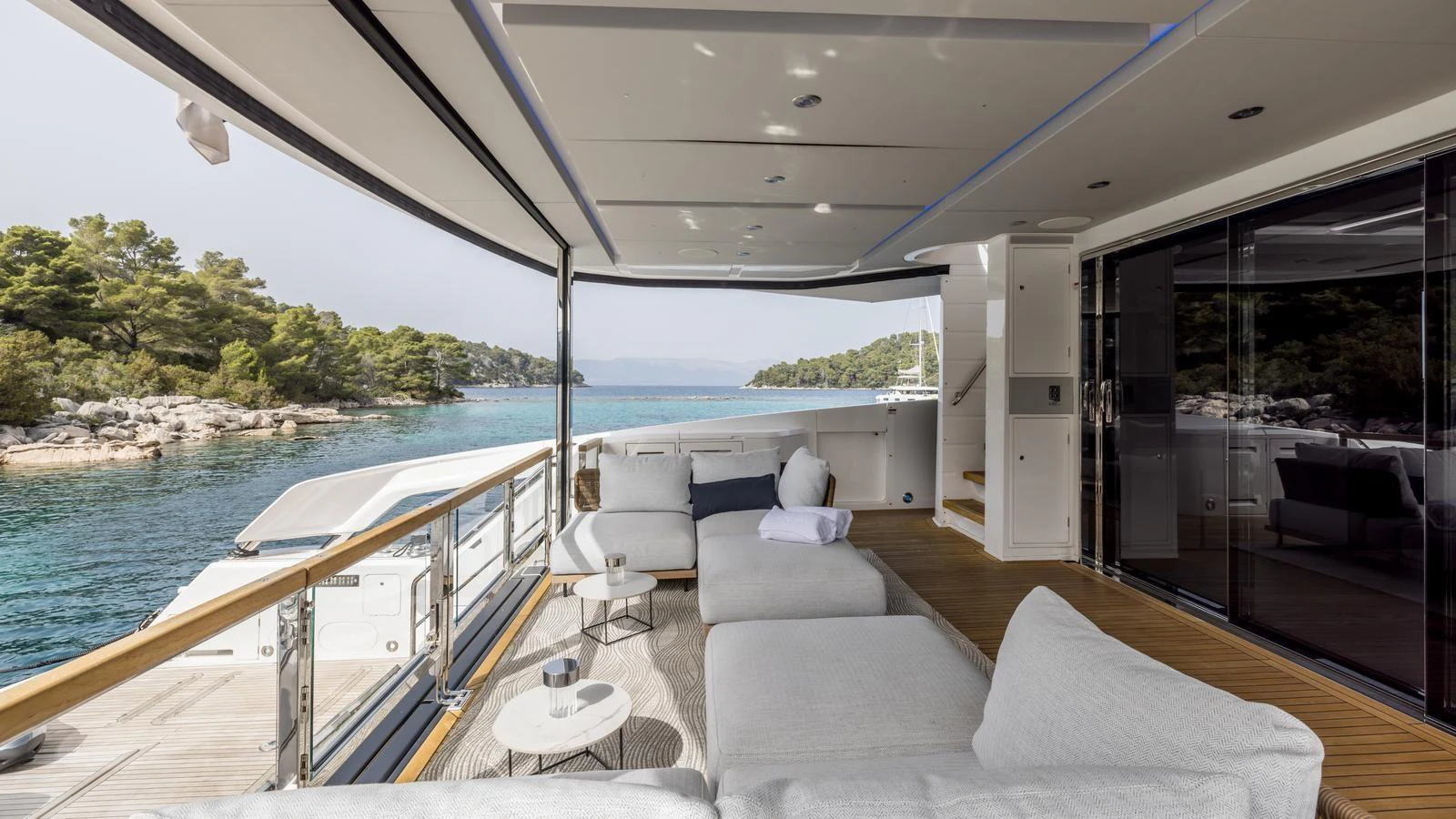 a boat on the water aboard EXIT Yacht for Sale